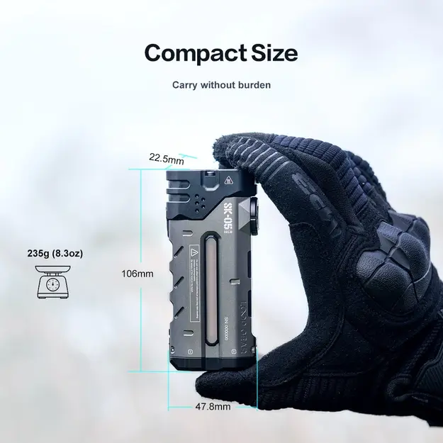 Loop Gear SK05 Pro Nichia Lukturītis