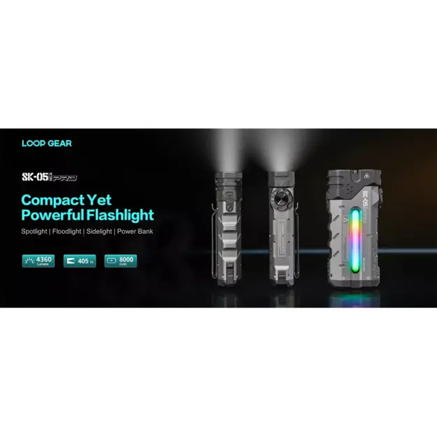 Loop Gear SK05 Pro Nichia Lukturītis