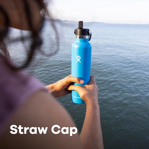 Бутылка Hydro Flask Standard Flex Straw Cap для путешествий с трубочкой 621 мл S21FS001