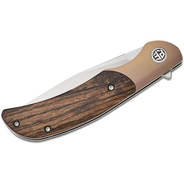 Petrified Fish Hourglass Складной нож Sandalwood and Titanium PFP09SAWO 