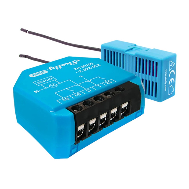 Shelly 1L Gen3 WiFi 1 kanāla neitrāls apgaismojuma kontrolieris