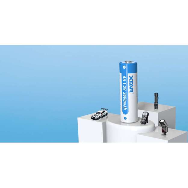 XTAR AA LR6 NiMH аккумуляторная батарейка 2600мАч 1.2В