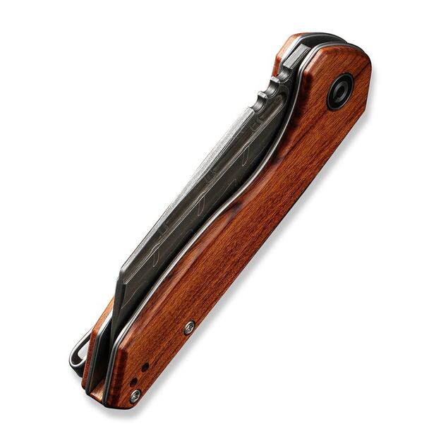 Civivi ExOne Guibourtia Wood, Damascus by Brian Brown folding knife (C23036-DS1)