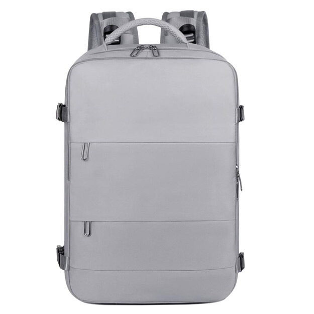 Ceļojumu mugursoma, 35L, pelēka, piemērota lidojumiem