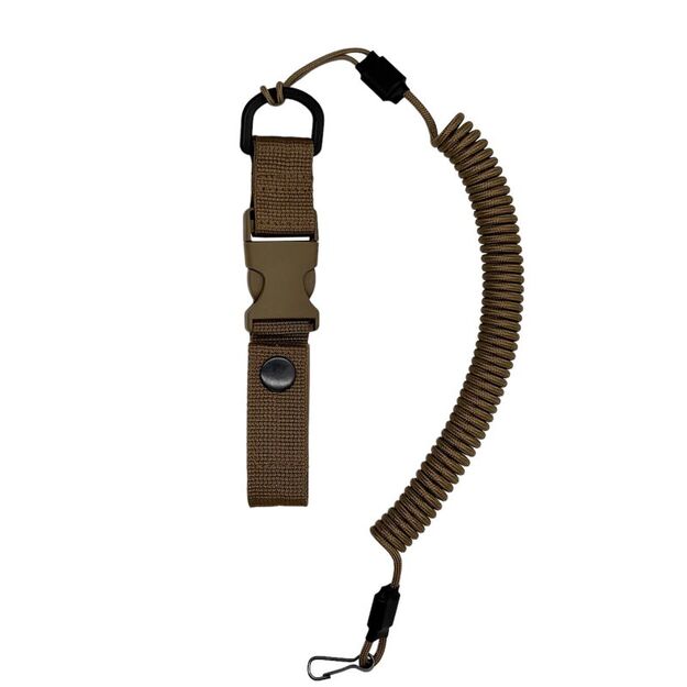 Ātri noņemama spirālveida aukla 2.0, coyote brown