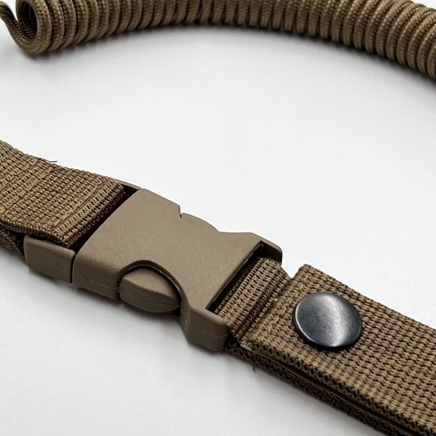 Ātri noņemama spirālveida aukla 2.0, coyote brown