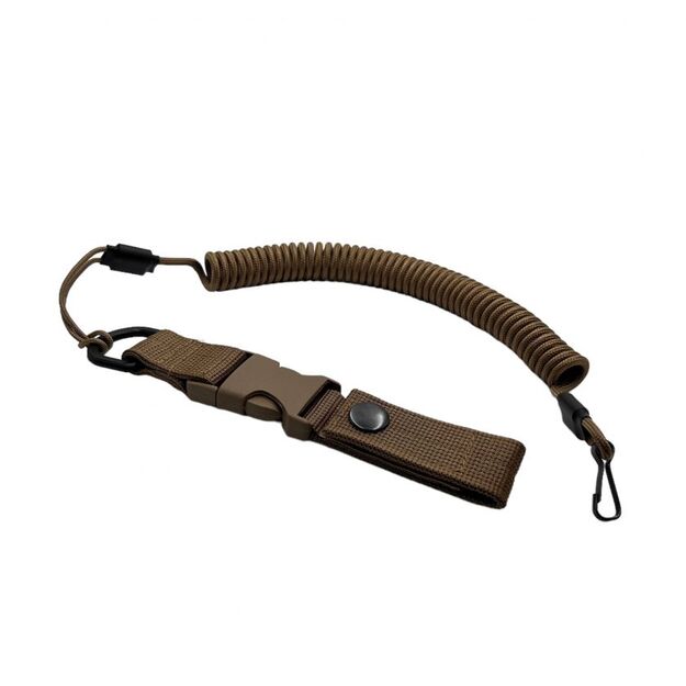 Ātri noņemama spirālveida aukla 2.0, coyote brown