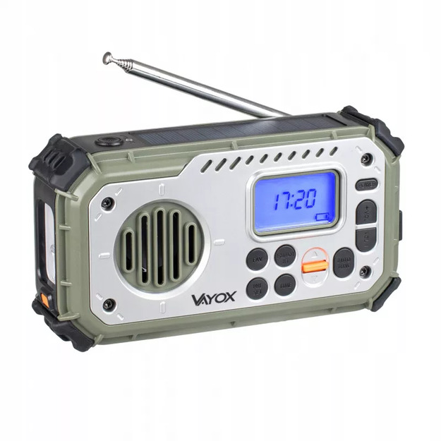 Vayox VA0440 Emergency Radio with Power Bank and Bluetooth