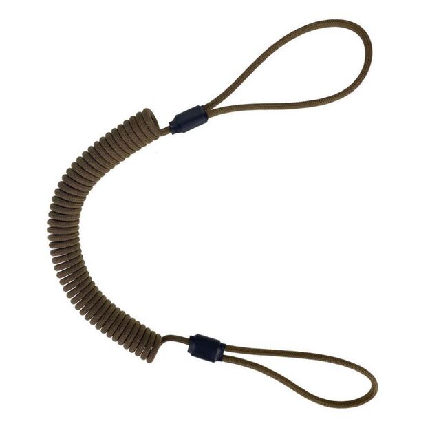 Spirālveida aukla ar cilpām, coyote brown