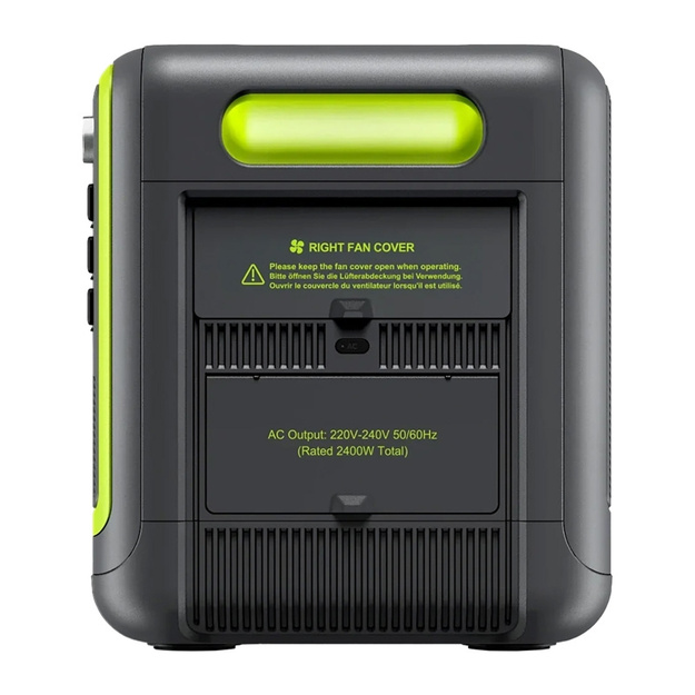 Pārnēsājamā elektrostacija FOSSIBOT F2400, 2400W (zaļa)