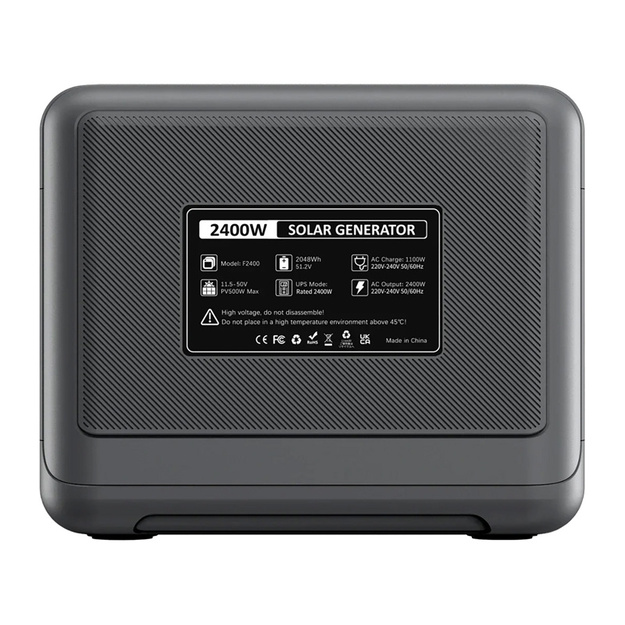 Pārnēsājamā elektrostacija FOSSIBOT F2400, 2400W (zaļa)