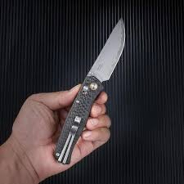 SRM Ambi Lock saliekamais nazis Medal (laminēts 140Cr tērauds, oglekļa &scaron;ķiedras rokturis) 255L-CB2