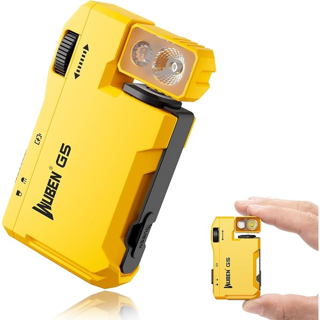 WUBEN G5 edc flashlight 400lm, yellow