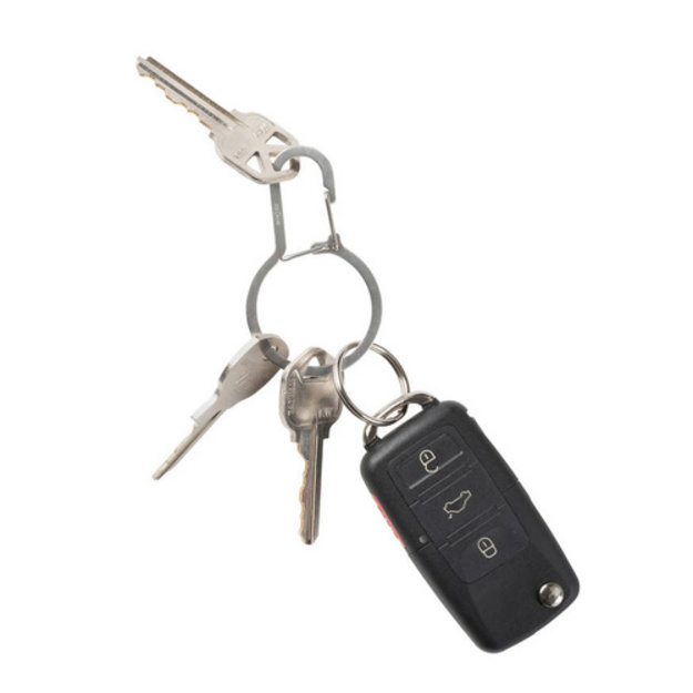 Nite Ize &ndash; DualPass divkameru karabīne &ndash; tērauds &ndash; sudrabs &ndash; DDK-11-R3