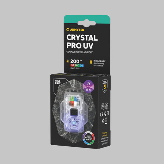 Armytek Crystal Pro UV Flashlight Green F10301GRUV