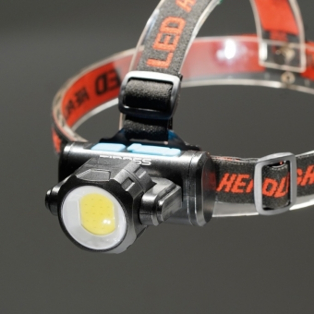 Tiross galvenais lukturis 2W LED / 3W COB, 150 lm, 1200mAh TS-1960