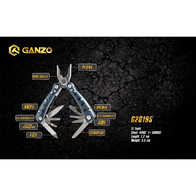 Ganzo 2019S daudzfunkcionāls rīks