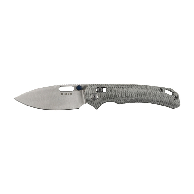 Kizer Outposter saliekamais nazis V3802CDA1 Pelēks Micarta Nitro-V