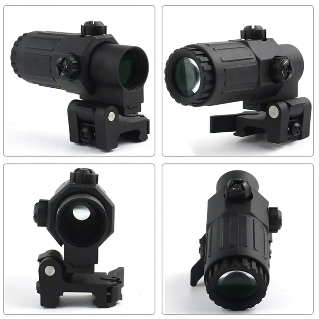 Holographic 558 Sight and G33 3x Magnifier Combo Set with Flip-to-Side Mount