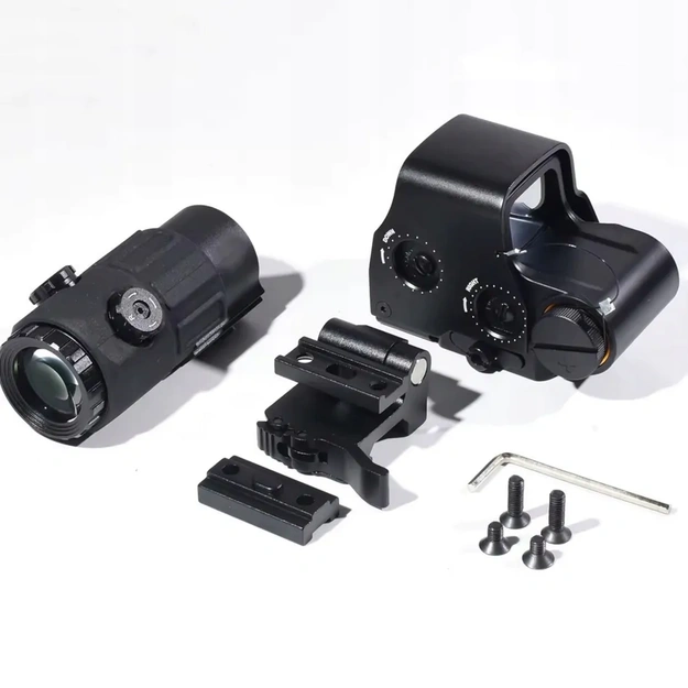 Holographic 558 Sight and G33 3x Magnifier Combo Set with Flip-to-Side Mount