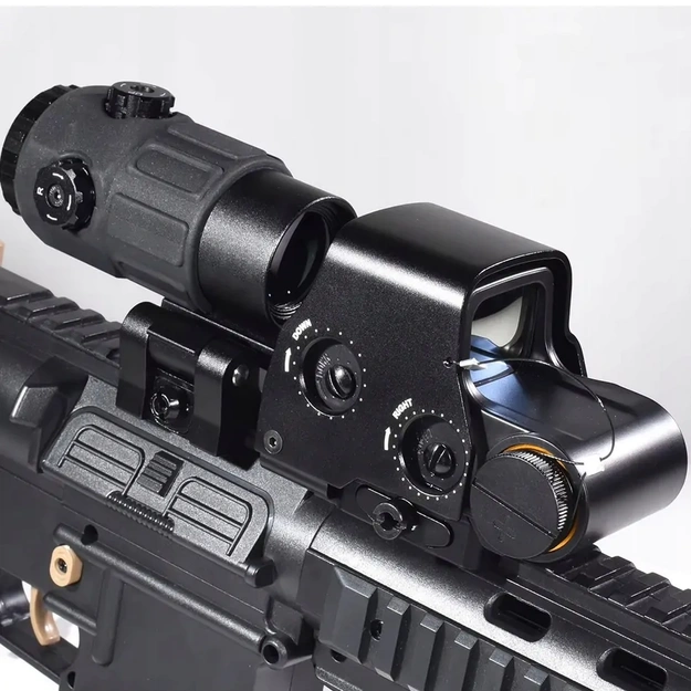 Holographic 558 Sight and G33 3x Magnifier Combo Set with Flip-to-Side Mount