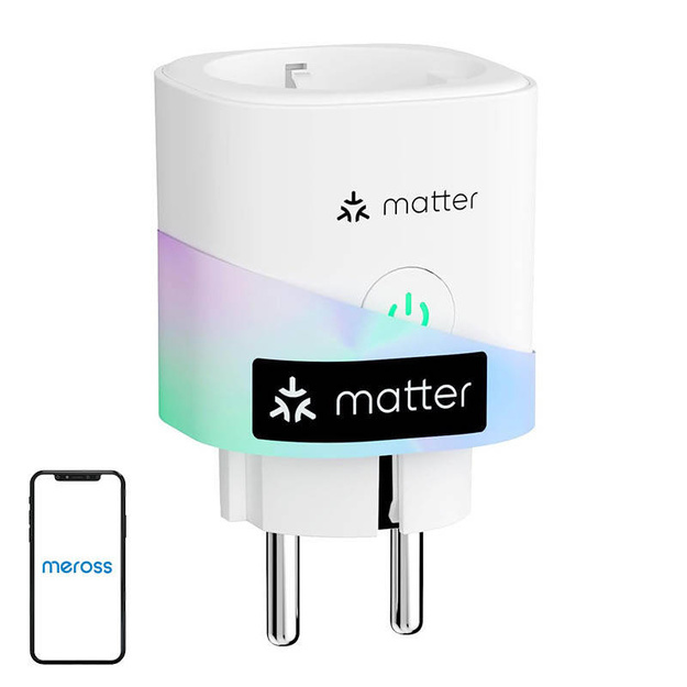 MEROSS MSS315CFH-EU smart socket with energy measurement (Matter)
