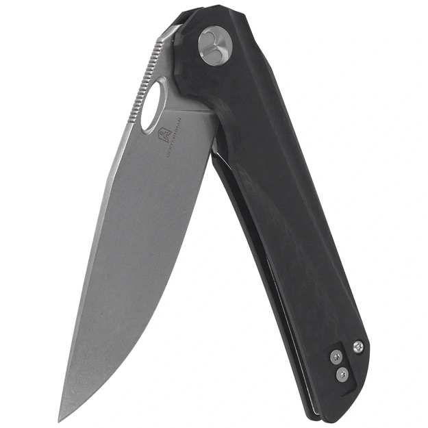Saliekamais nazis Bestechman Smuga Black G10, Stonewashed AEB-L (BMK22A)
