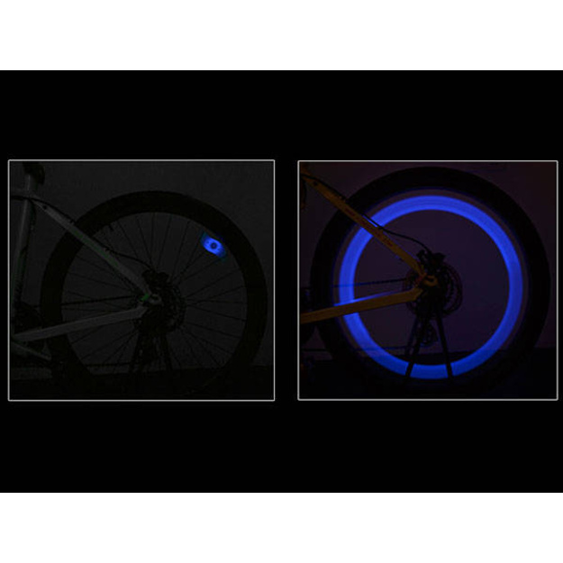 Bicycle wheel light LED BLUE