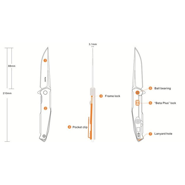  Ruike nazis P108-SB melns