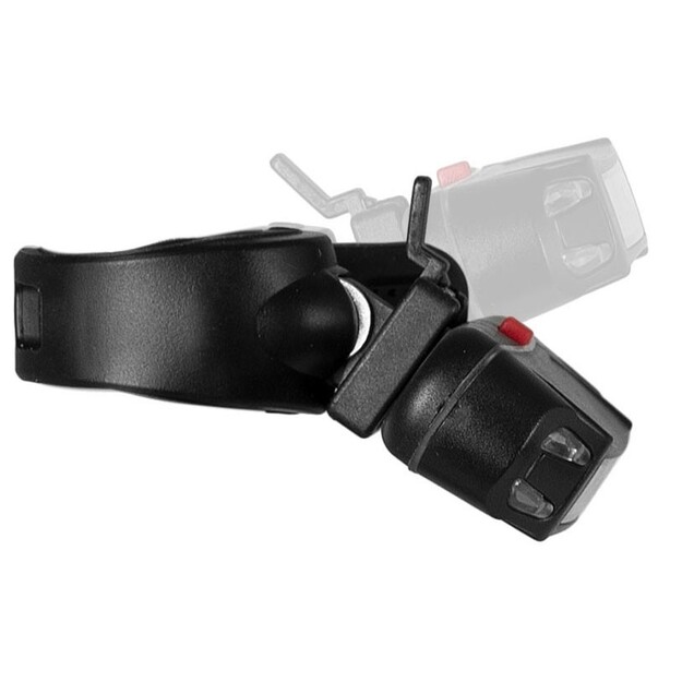 LTC LED COB velosipēda gaisma balts/sarkans ar 450mAh akumulatoru 5 režīmi LXLL87