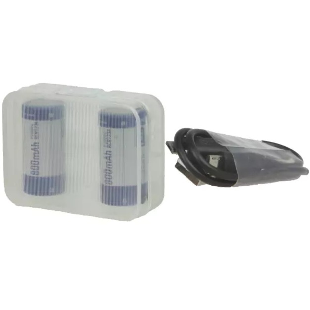 Keeppower akumulators RCR123A 3.6V 800mAh + USB P1680U (2 gab.)