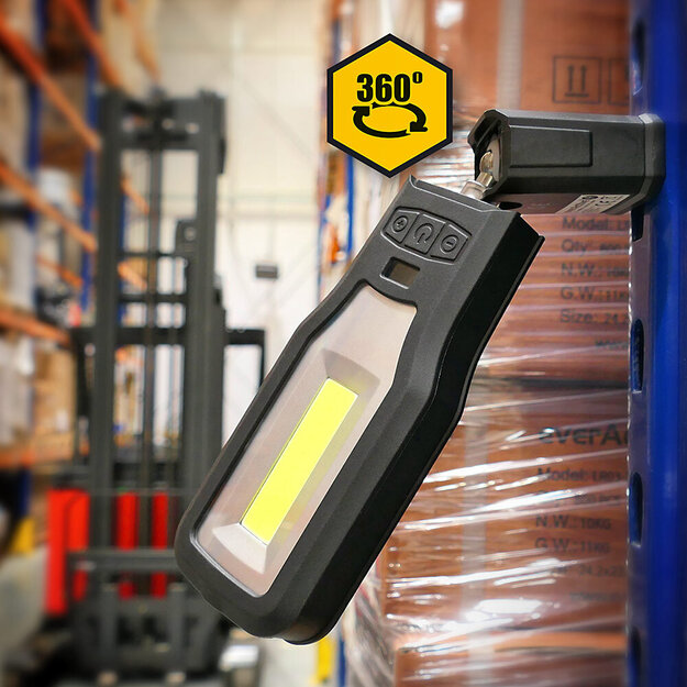 EverActive WL-600R uzlādējams LED darbnīcas apgaismojums