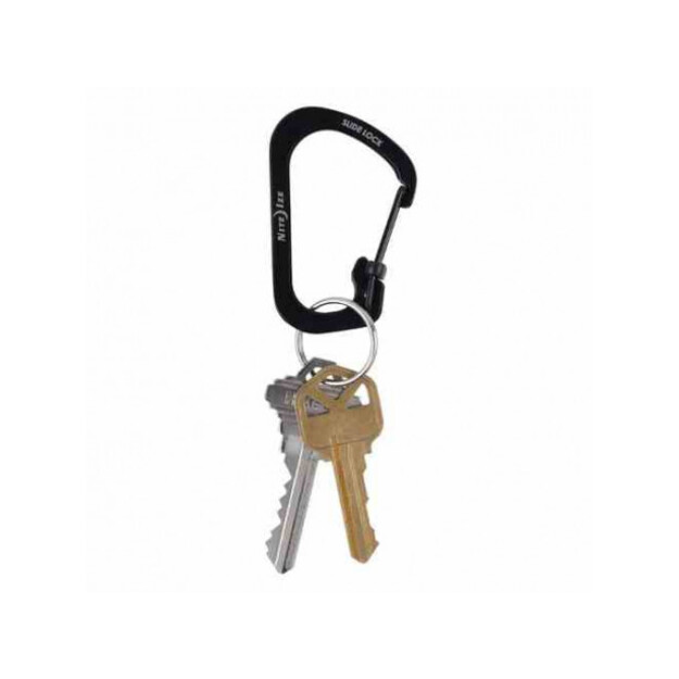 Nite Ize - SlideLock Carabiner No. 6 BLACK - CSL6-01-R6