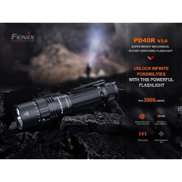 Fenix PD40R V3.0 LED flashlight