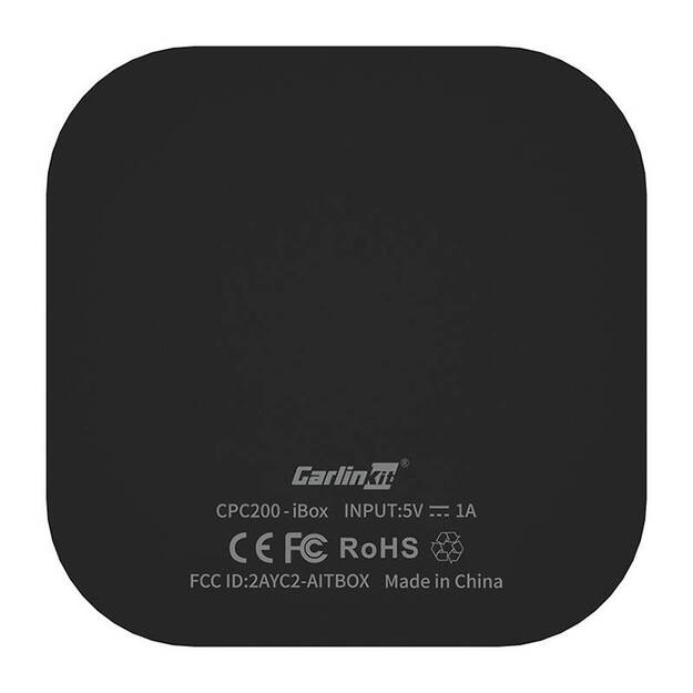 Carlinkit Tbox Basic (2+16G) ar adapteri Carplay/Android (juodas)