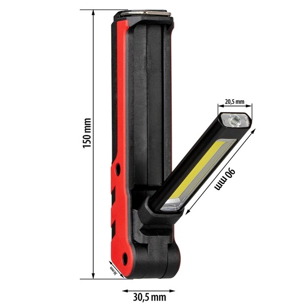 Vayox darbnīcas lampa 140lm + 360lm VA0104