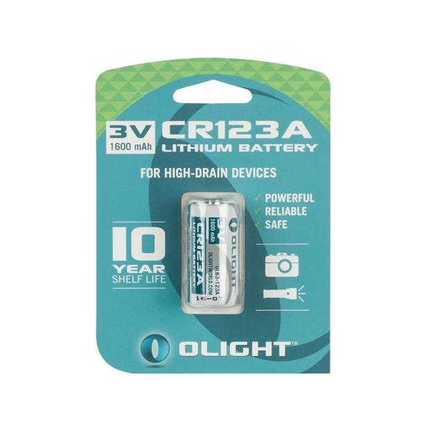 Olight CR123A 3V 1600 mAh baterija