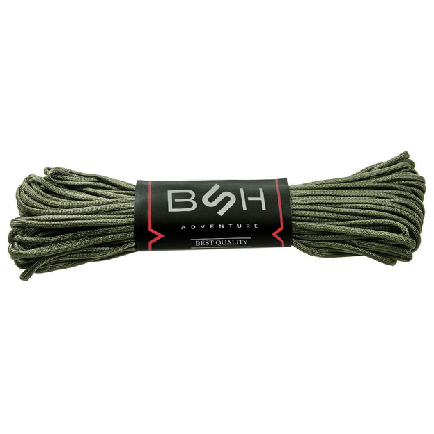 BSH ADVENTURE BR-005A Paracord virve 30m Green