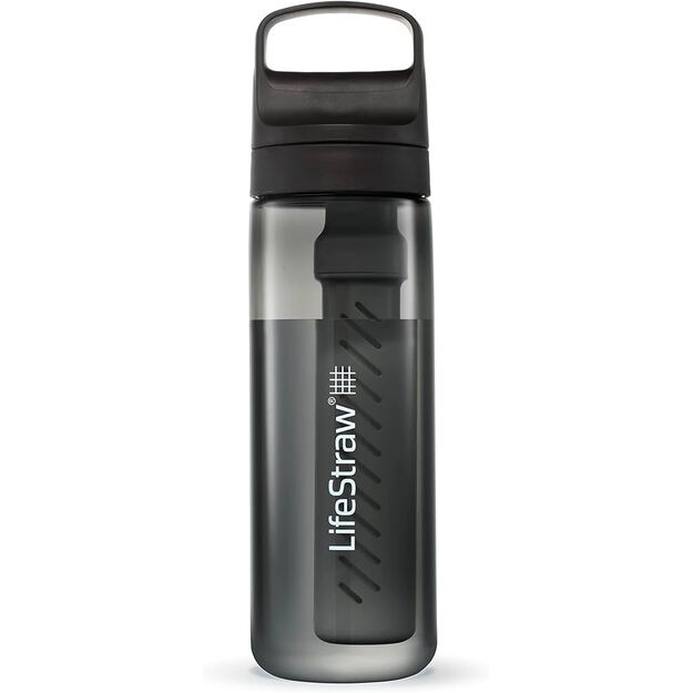 LifeStraw Go 2.2 ceļojuma dzeramā ierīce ar filtru 1000 ml. Nordic Noir LGV41LGYWWW