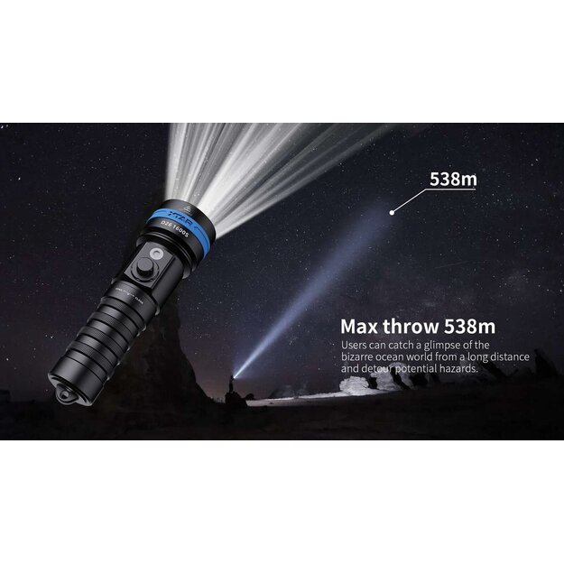 XTAR D26 1600S lukturis nir&scaron;anai 1600lm