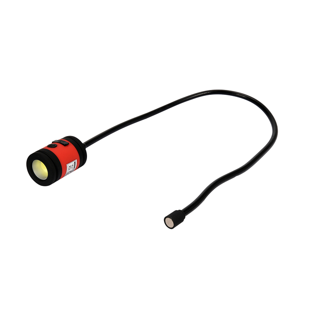 Flexible rechargeable lamp with magnet