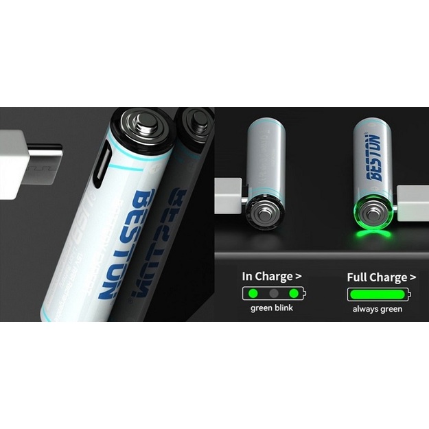 Beston baterijas AAA 1,5 V UCB tipa C