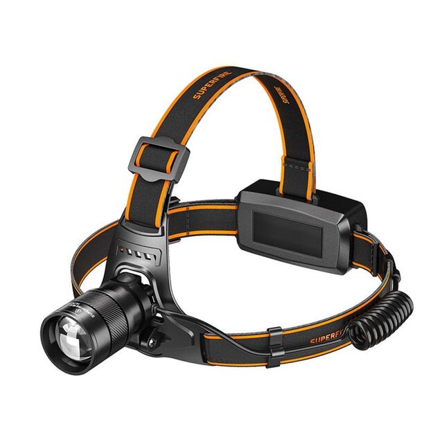 Superfire UV lukturītis - 7W 395Nm un balts 6W 520lm. HZ01