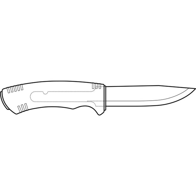 Нож Morakniv Bushcraft SRT черный