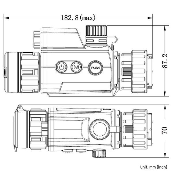 HIKMICRO Cheetah 850 nm nakts redzamības tālrunis