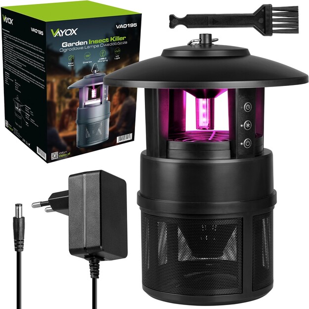 Vayox garden and terrace lamp against insects 9xSMD VA0195