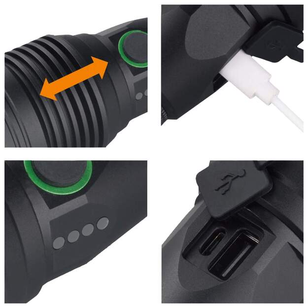 Origin Outdoors LED flashlight Goliath 6000lm