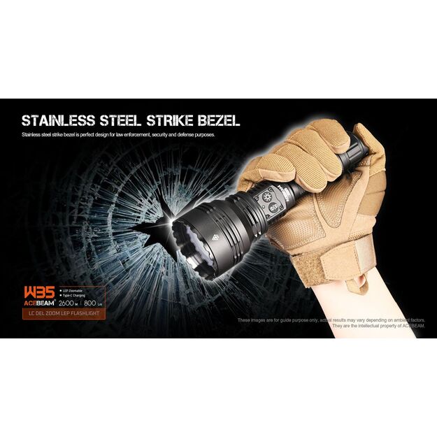 Acebeam W35 Zoom LEP lukturis