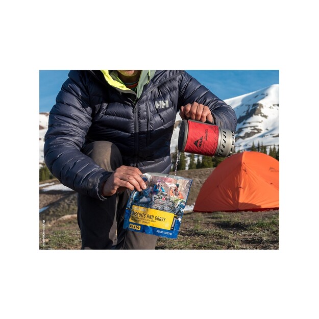 MSR WindBurner personīgā plīts sistēma - 1L (sarkana)