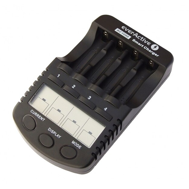 Profesionalus AA/AAA elementų įkroviklis everActive  NC-1000